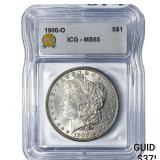 1900-O Morgan Silver Dollar ICG MS65
