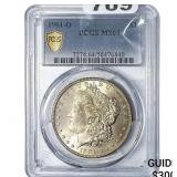 1901-O Morgan Silver Dollar PCGS MS64