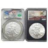 [2] 2021-2024 Silver Eagle CAC/NGC MS70