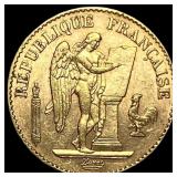 1887 France Gold 20 Franc