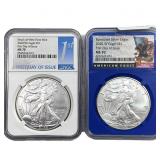 [2] 2020-2022 Silver Eagle NGC MS70