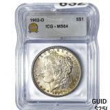 1902-O Morgan Silver Dollar ICG MS64