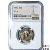 1921 Standing Liberty Quarter NGC VG8