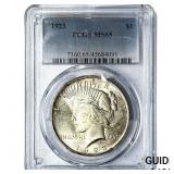 1923 Silver Peace Dollar PCGS MS65