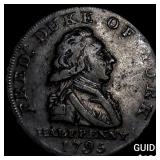 1795 Great Britain Duke of York Condor Half Penny