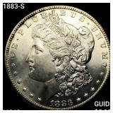 1883-S Morgan Silver Dollar CHOICE BU