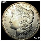 1893 Morgan Silver Dollar CHOICE AU