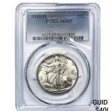 1945-D Walking Liberty Half Dollar PCGS MS65