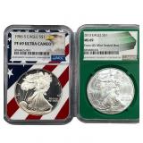 [2] 1986-2013 Silver Eagle NGC PF69/MS69