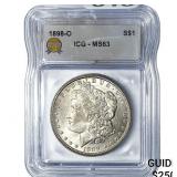 1898-O Morgan Silver Dollar ICG MS63