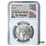 2021 $100 Platinum American Eagle 1oz NGC MS70