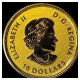 2020 Canada 1/4oz Gold $10 Proof
