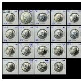1967-1995 Kennedy Half Dollar & Eisenhower $1 Lot