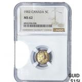1902 5C Canada NGC MS62