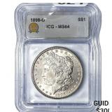 1898-O Morgan Silver Dollar ICG MS64
