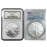 [2] 2006-2021 Silver Eagle NGC/PCGS MS70/SP70