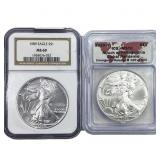 [2] 1989-2020 Silver Eagle NGC/ICG MS69/MS70