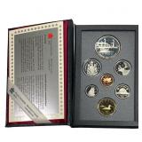 [7] 1991 Royal Canadian Mint Proof Set 1C-$1 W/Box