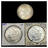 [3] 1889 Morgan Silver Dollar