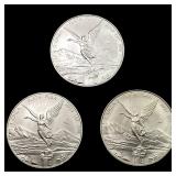 [3] 2013-2015 Mexico 1oz Silver Libertad