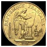 1887 France Gold 20 Franc