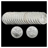 [20] 2012 Silver Eagle GEM BU Roll