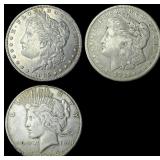 [3] 1986-1926 Morgan & Peace Silver Dollar Lot