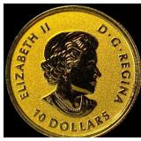 2020 Canada 1/4oz Gold $10 Proof