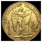 1897A France Gold 20 Franc