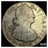 1812 Colonial Spain Silver 8 Reales HIGH GRADE