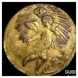 1836 Mexico Brass Zacatecas 1/2 Real HIGH GRADE
