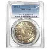 1878-S Morgan Silver Dollar PCGS MS63