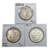 [3] 1886-1891 Morgan Silver Dollar