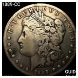 1889-CC Morgan Silver Dollar LIGHTLY CIRCULATED