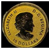 2020 Canada 1/4oz Gold $10 Proof