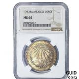 1923 M Mexico 1 Peso NGC MS66