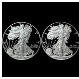 [2] 2010 U.S. Mint 1oz Proof Silver Eagle W/Box