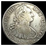 1806 Colonial Mexico Silver 8 Reales