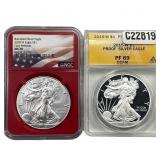 [2] 2015-2018 Silver Eagle ANACS/NGC PF69/MS70