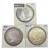 [3] 1921 Morgan Silver Dollar