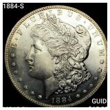 1884-S Morgan Silver Dollar UNCIRCULATED PL
