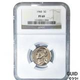 1960 Jefferson Nickel NGC PF69