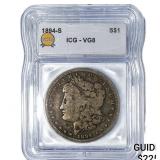 1894-S Morgan Silver Dollar ICG VG8