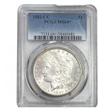 1882-CC Morgan Silver Dollar PCGS MS64+