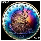 1858-O Seated Liberty Half Dollar CHOICE BU