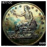 1877-CC Silver Trade Dollar UNCIRCULATED