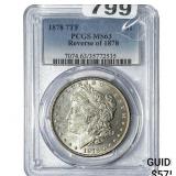 1878  Morgan Silver Dollar PCGS MS63