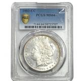 1883-CC Morgan Silver Dollar PCGS MS64