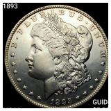 1893 Morgan Silver Dollar CHOICE BU