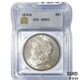 1879-S Morgan Silver Dollar ICG MS63